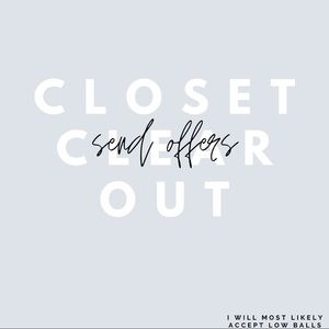 CLOSET CLEAR OUT!! 💞💞💞